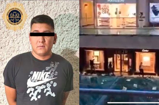 Video Cae Uno De Los Asaltantes A Joyer A De Plaza Antara