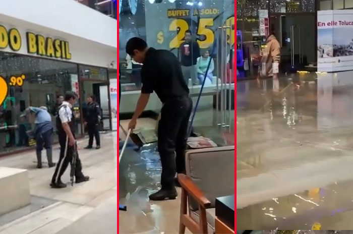 inundacion plaza el molino toluca