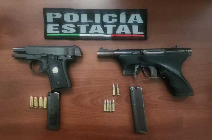 armas incautadas extosionadores naucalpan cjng