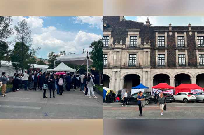 bloqueo toluca feria salud protesta maestros