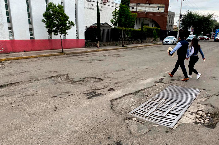 baches calles toluca