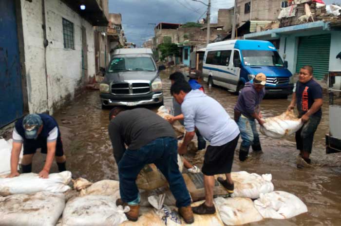 inundacion lluvias chimalhuacan