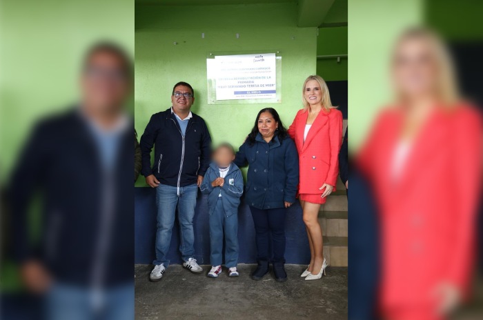 romina contreras entrega rehabilitacion escuela