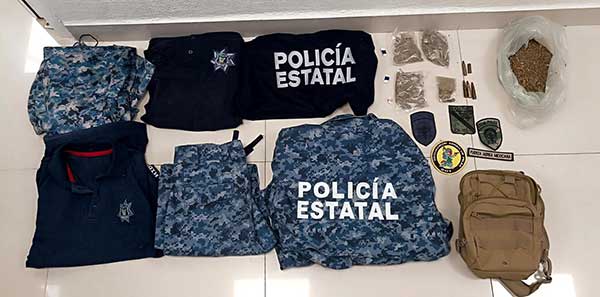 insignias falsas droga domicilio tecamac