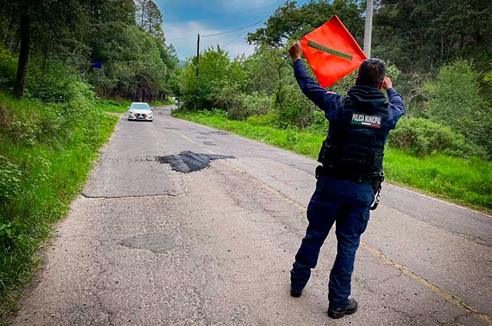 bacheo villa del carbon