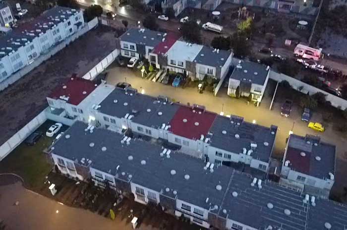 500 casas inundadas chalco lluvias edomex