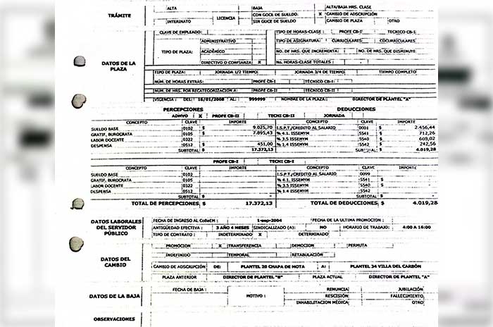 denuncian reduccion de salario