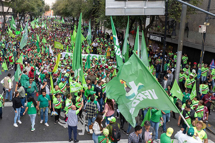 PVEM apoyo claudia sheinbaum