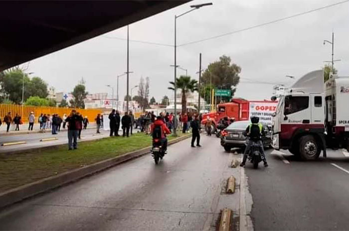 bloqueo ecatepec transportistas