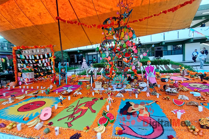 dia muertos ofrenda prepa cinco2