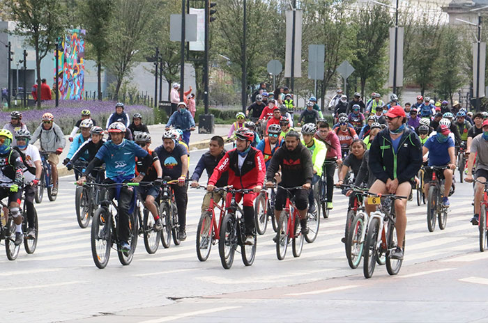 rueda por toluca ciclistas