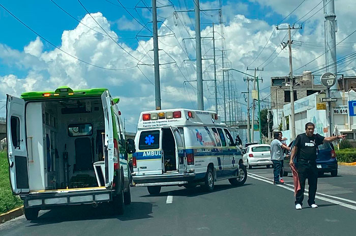 derrape las torres herido motocilcista