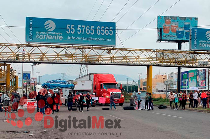 bloqueo vial falta agua ecatepec1