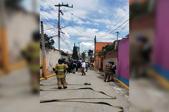 bomberos explosion