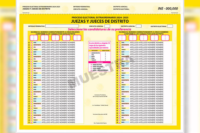 votacion poder judicial