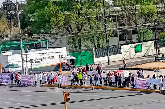 edomex bloqueo sector salud11