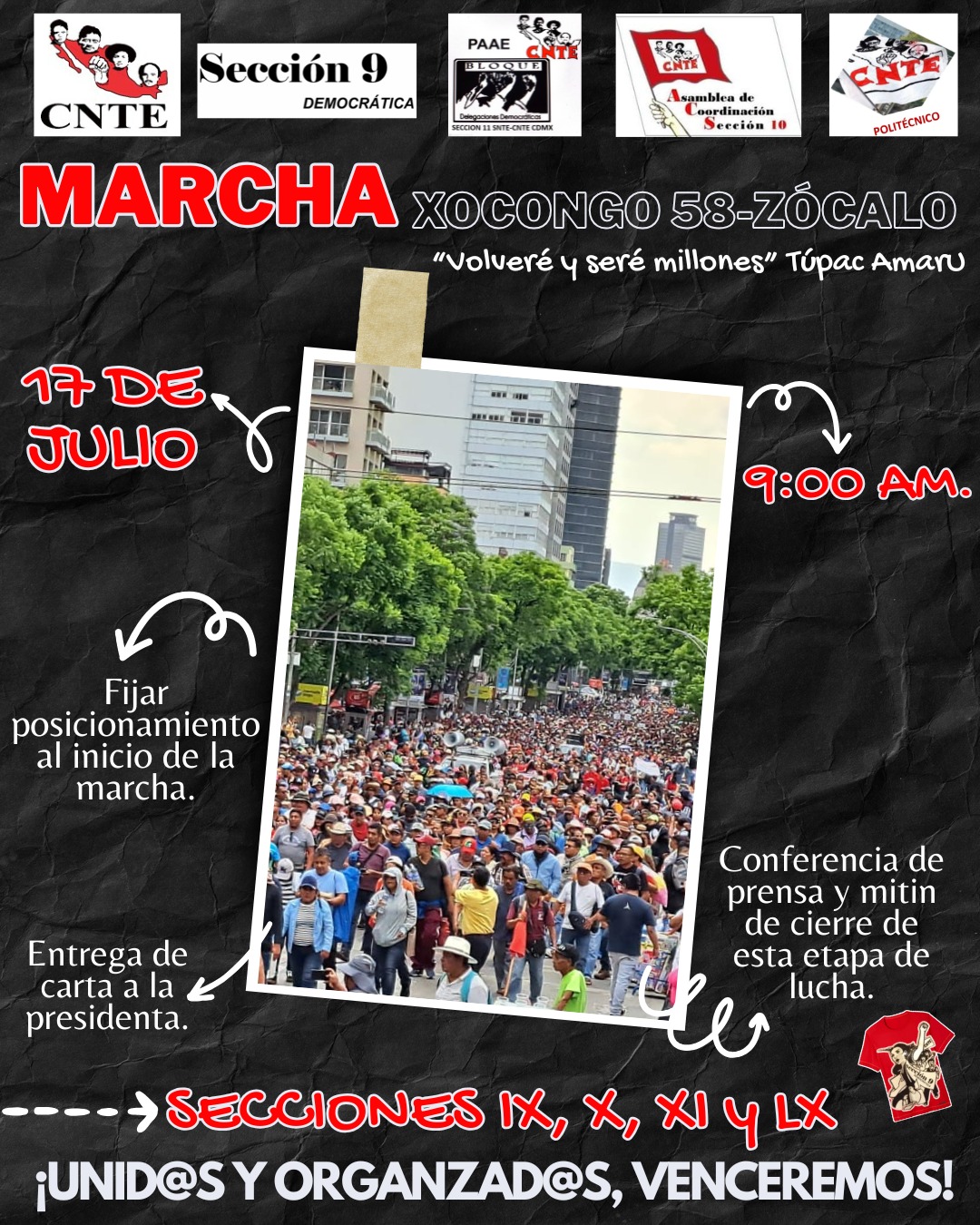 cnte marcha