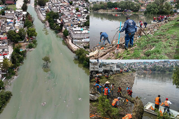 limpieza rio naucalpan