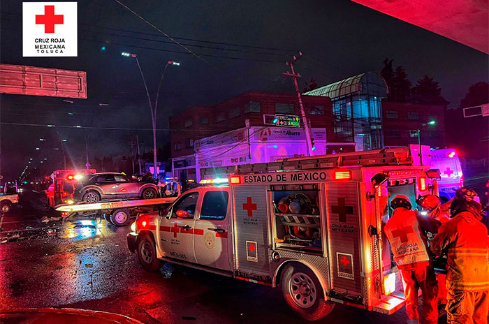 choque heridos toluca