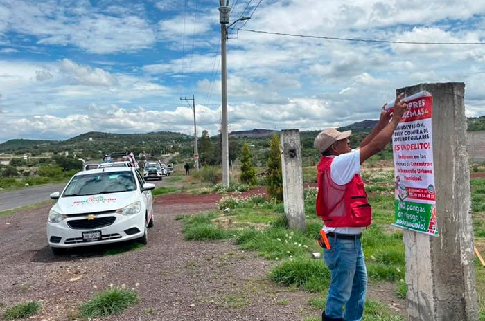 venta ilegal terrenos Teotihuacán