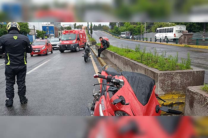 motoclicistas accidentados toluca