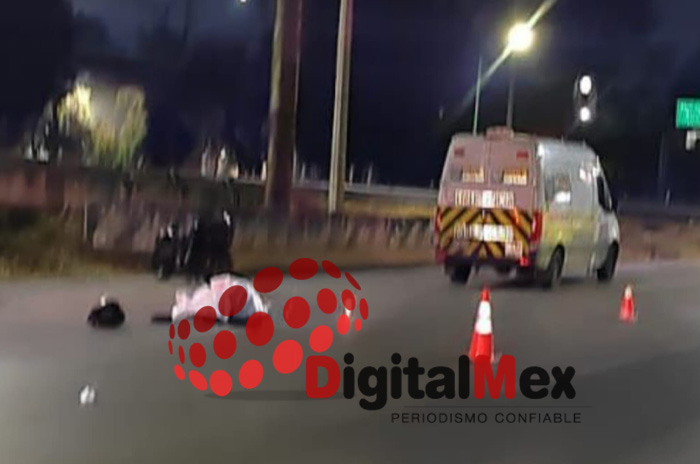 motociclista sin vida