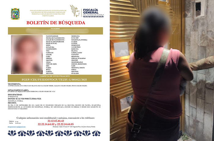 menor secuestrada puebla
