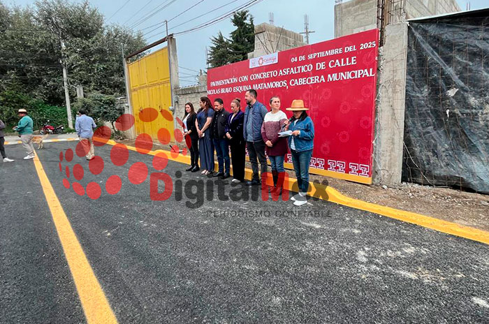 calimaya entrega calles
