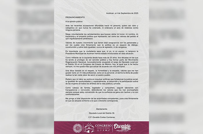 pronunciamiento