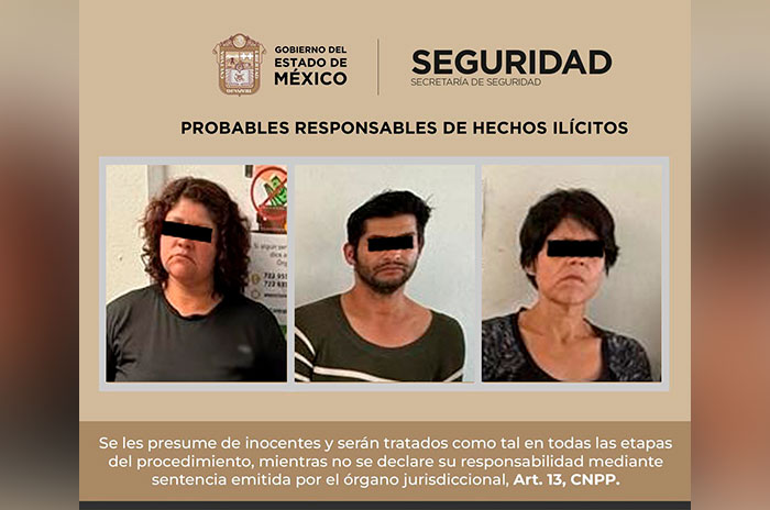 detenidos la paz secuestro