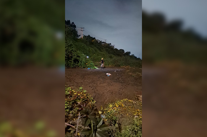 perrita rescatada ecatepec canal aguas negras