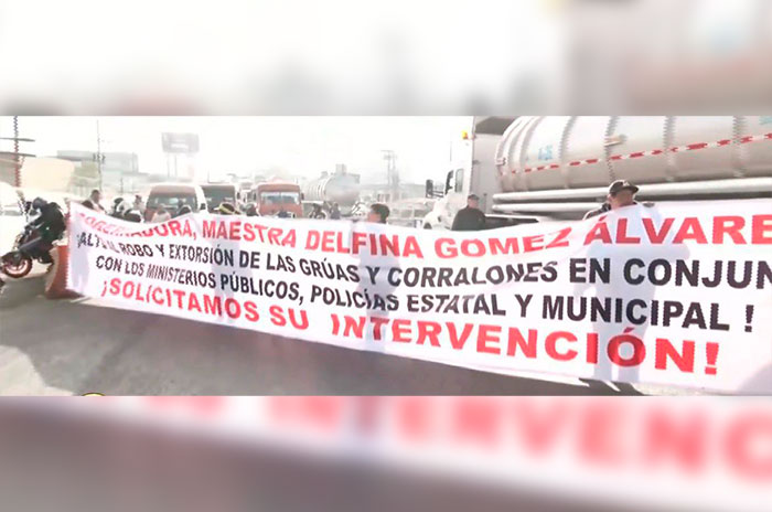 boqueo transportistas edomex