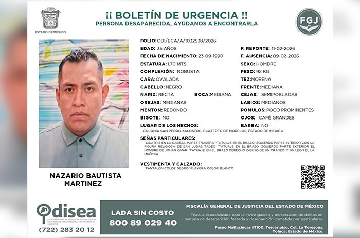 desaparecio ecatepec