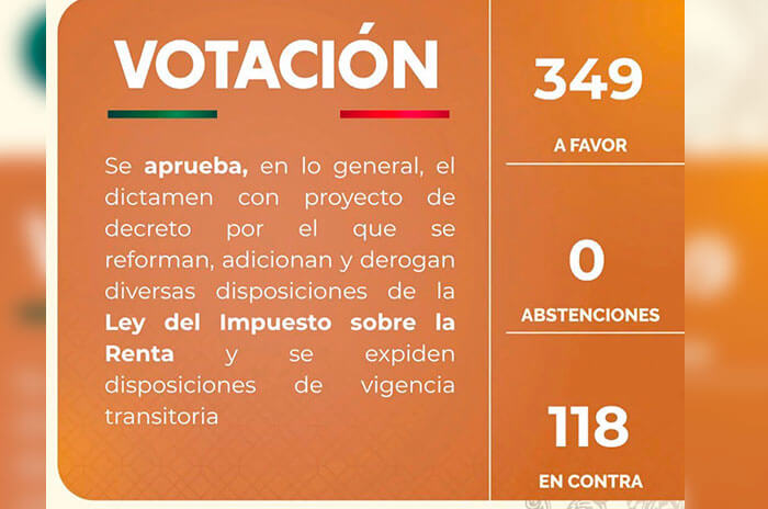 diputados ISR 2