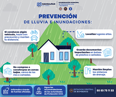Naucalpan prevención lluvias e inundaciones