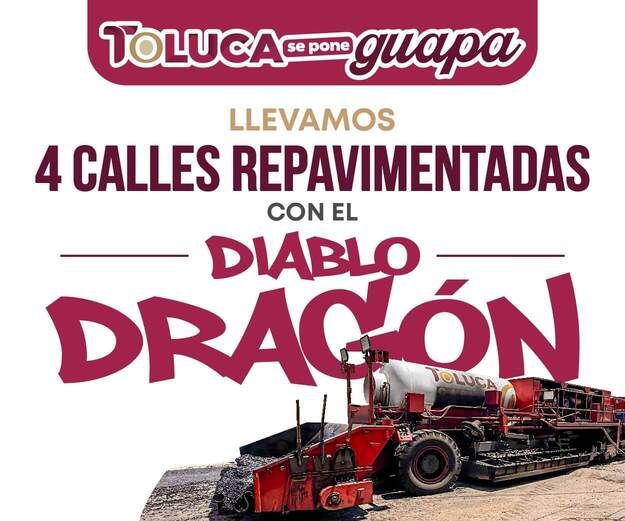 Toluca - Calles repavimentadas
