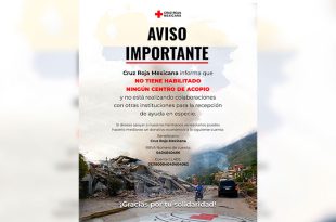 La institución informó que no recibe ayuda en especie en ningún estado del país para atender la emergencia en Venezuela.