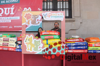 Uno de los centros de acopio se encuentra en el Palacio de Gobierno, en Toluca.