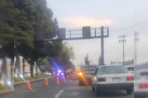 Tráfico afectado en Bulevar Aeropuerto tras el accidente