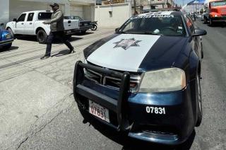 En el lugar se encuentran agentes de la Policía Ministerial y de la Policía Estatal.