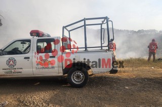 El siniestro ocurrió en el Barrio de Cantarranas, a la altura del kilómetro 73 de la carretera federal 134, en el paraje conocido como "La Curva de la Virgencita", alcanzando hasta la estación de traslado de residuos sólidos