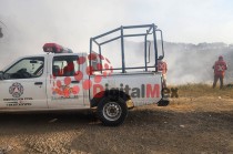 El siniestro ocurrió en el Barrio de Cantarranas, a la altura del kilómetro 73 de la carretera federal 134, en el paraje conocido como &quot;La Curva de la Virgencita&quot;, alcanzando hasta la estación de traslado de residuos sólidos