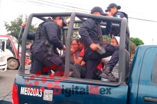 #Video: Agarran a carteristas de la zona Terminal-Mercado Benito Juárez