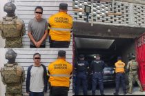 Mario “N” y Leonel “N” fueron detenidos durante un operativo conjunto en Chimalhuacán.