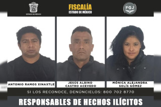 Antonio Ramos Xinaxtle, Jesús Albino Castro Acevedo y Mónica Alejandra Solís Gómez fueron sentenciados a 55 años de prisión