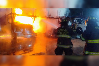 El reporte se recibió vía línea de emergencia 9-1-1 y de inmediato acudieron elementos de la Dirección General de Seguridad y Protección.