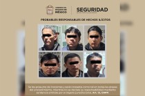 Los detenidos fueron trasladados ante la Agencia del Ministerio Público correspondiente.