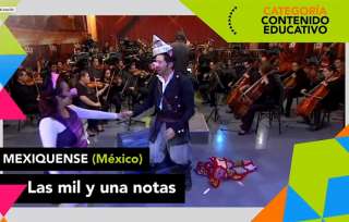 Los músicos bajo la batuta del maestro Gerardo Urbán y Fernández acercan a los niños a la música clásica, al lado de Arki el Guarda Cuentos y su amigo Iko