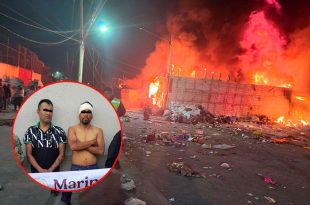 Vecinos retuvieron a los sospechosos señalados por quemas de basura; autoridades los pusieron a disposición del Ministerio Público.