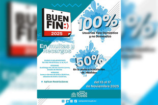 El Gobierno Municipal de Lerma pone en marcha la Campaña de Descuentos del Buen Fin 2025.